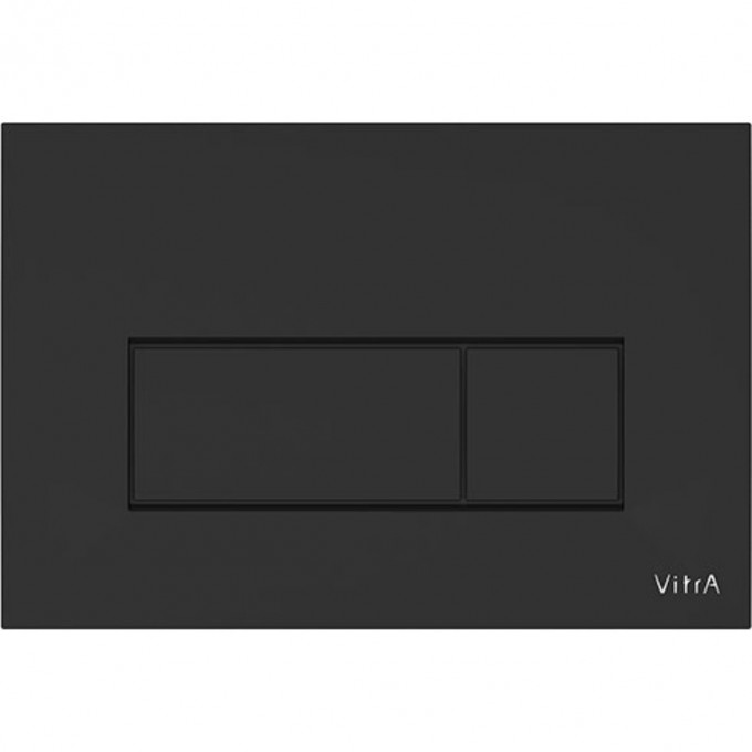 Панель смыва VITRA ROOT SQUARE матовый черный 740-2311 Панель смыва VITRA ROOT SQUARE матовый черный 740-2311