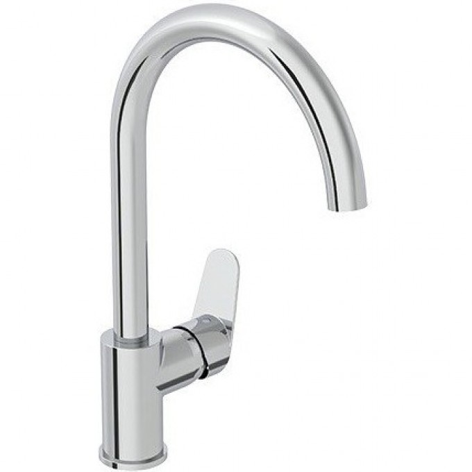 Смеситель VITRA FLOW ROUND для кухни с изливом C-типа A43407EXP Смеситель VITRA FLOW ROUND для кухни с изливом C-типа A43407EXP
